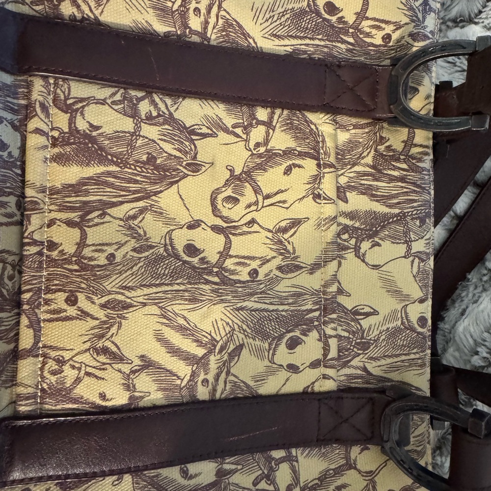 Unique Donna Sharp horse tote - Picture 5 of 6